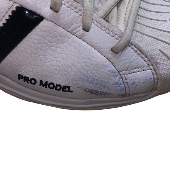 Adidas Men's  'Pro Model 2G' Lace Up Sneakers in Cloud White/Black Size 11.5 - Picture 7 of 9